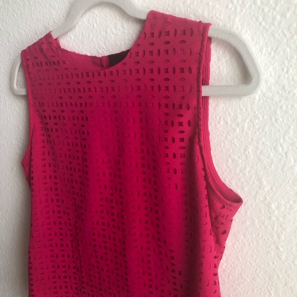 Pink eyelet cynthia rowley button back - Picture 4 of 7